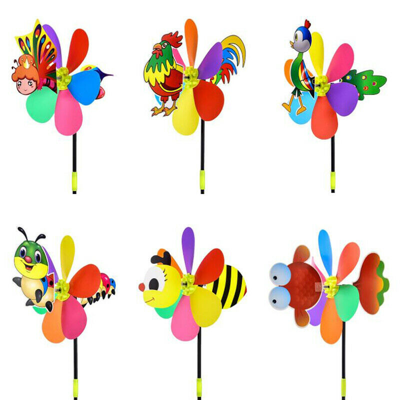 21inch Colorful Windmill Toys Pinwheel Self-assembly Windmill Children To.l8