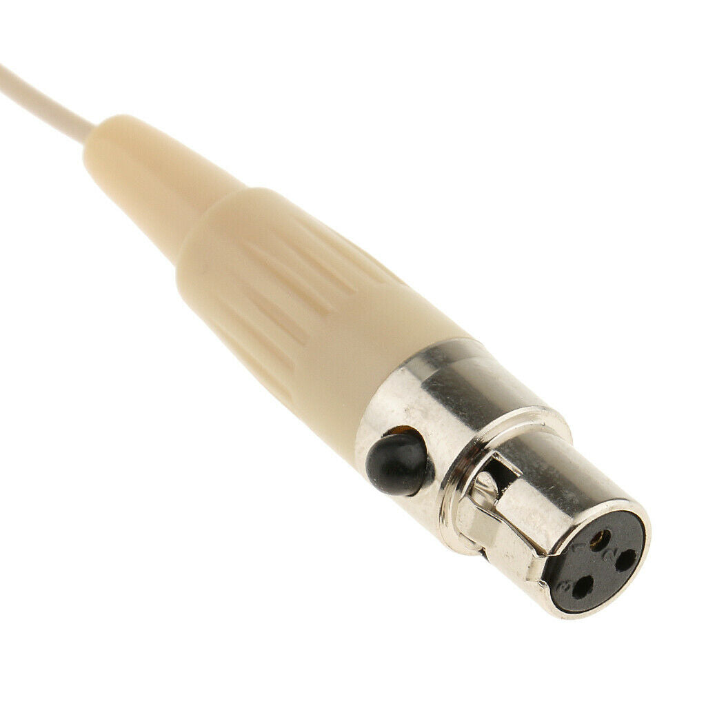 Foldable Ear Hook Headset Microphone Skin Color Musical Instruments 3Pin
