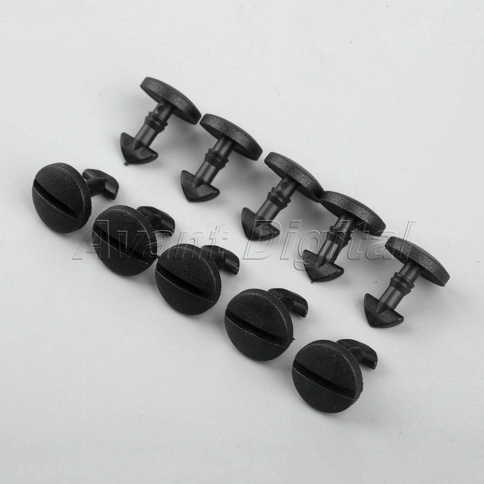 For RANGE ROVER 10PCS Car Auto Rear Bumper Tow Cover Clips Towing Eye Trim Clip