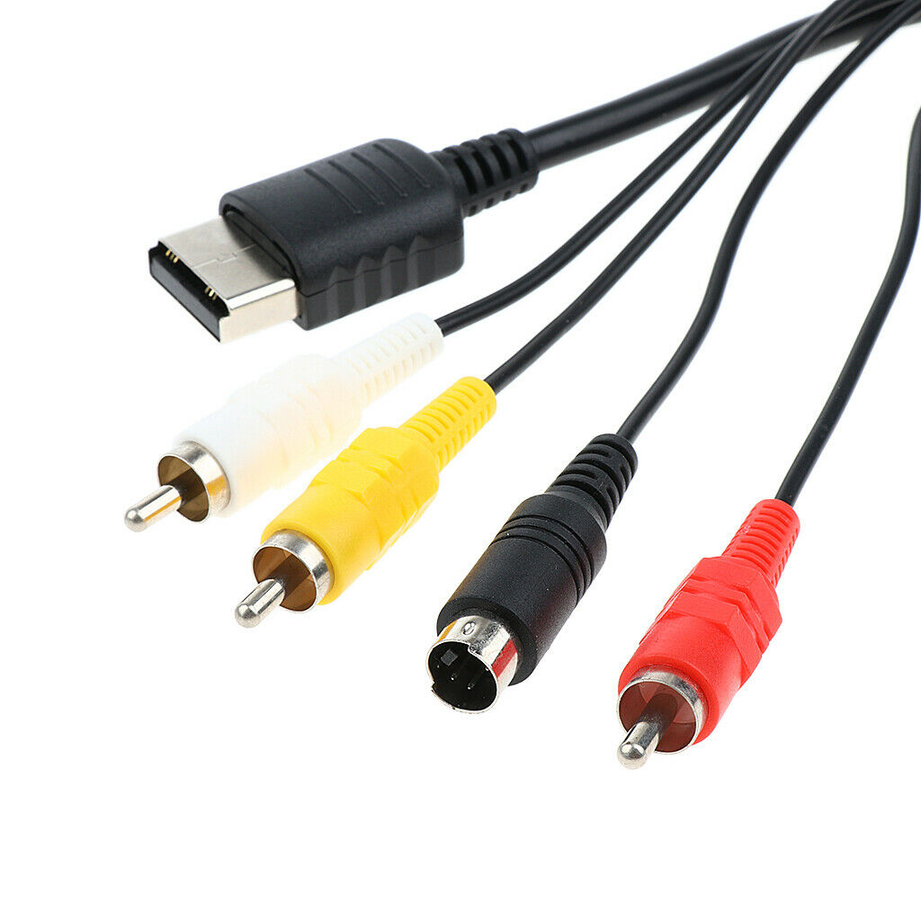 Audio Video AV A/V S-Video Composite Cable Cord Wire For Sega   Console