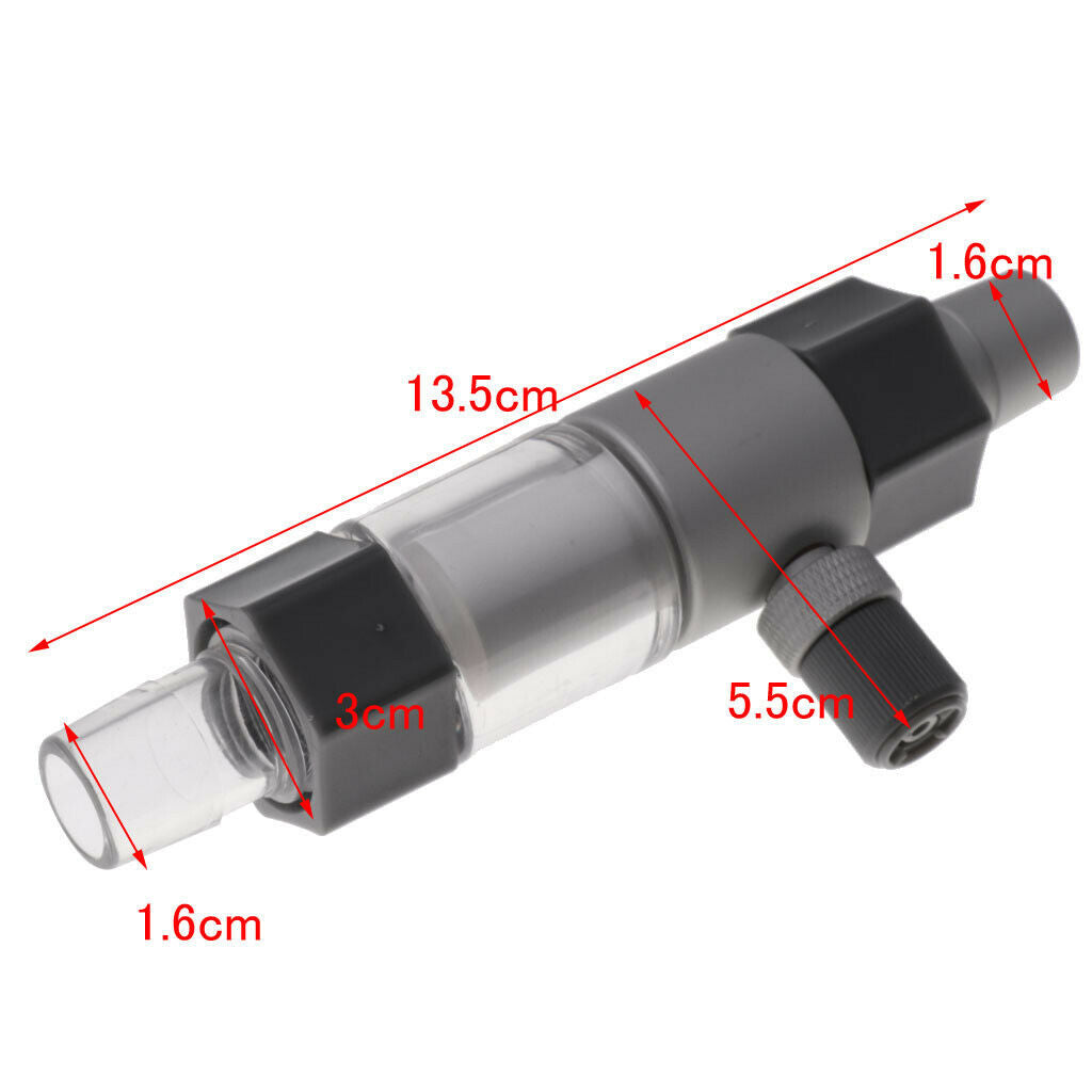 2 Pcs Aquarium Diffuser Regulator With Plants Tank CO2 Bubble Counter