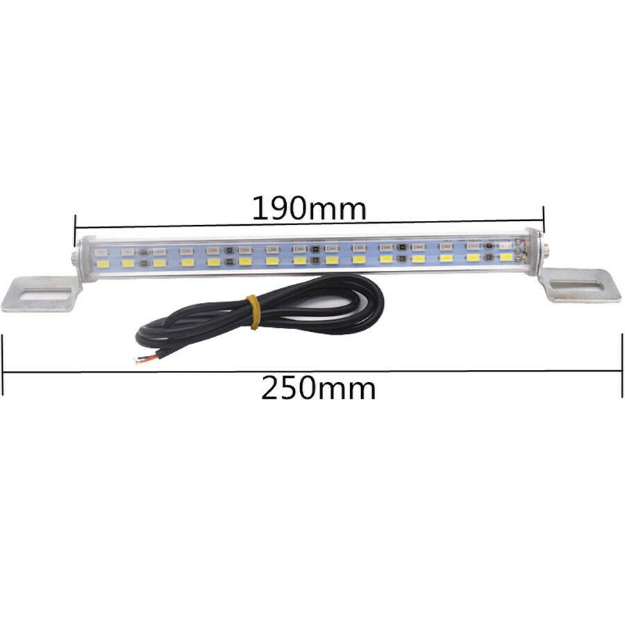 12V LED Car License Plate Backup Reverse Brake Rear Light Lamp Bar Red + WHITE