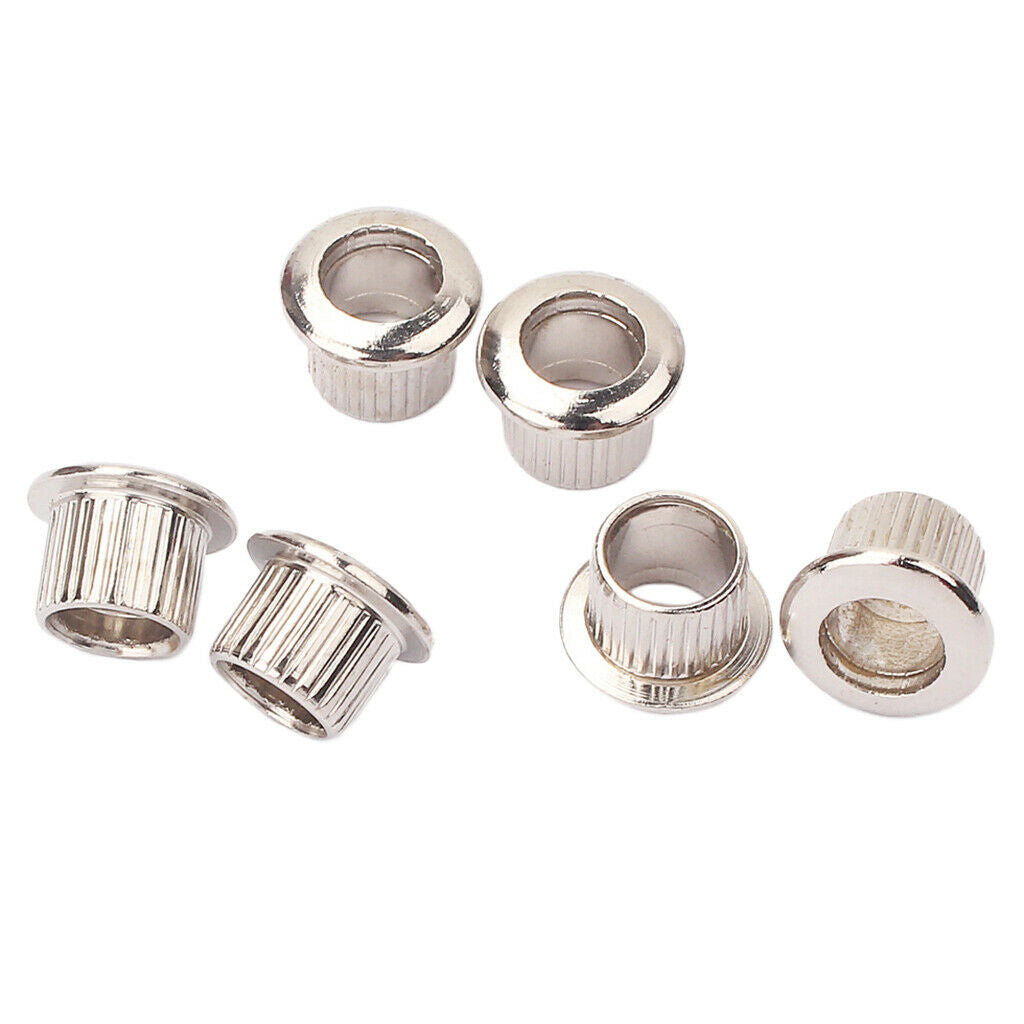 Guitar String Replacement Tuning Peg Key Tuner Bushings Ferrules 6PCS