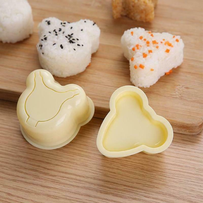 4 Pcs High Cost Performance Non-stick Sushi Molds Picnic Kitchen for Bento Boxed
