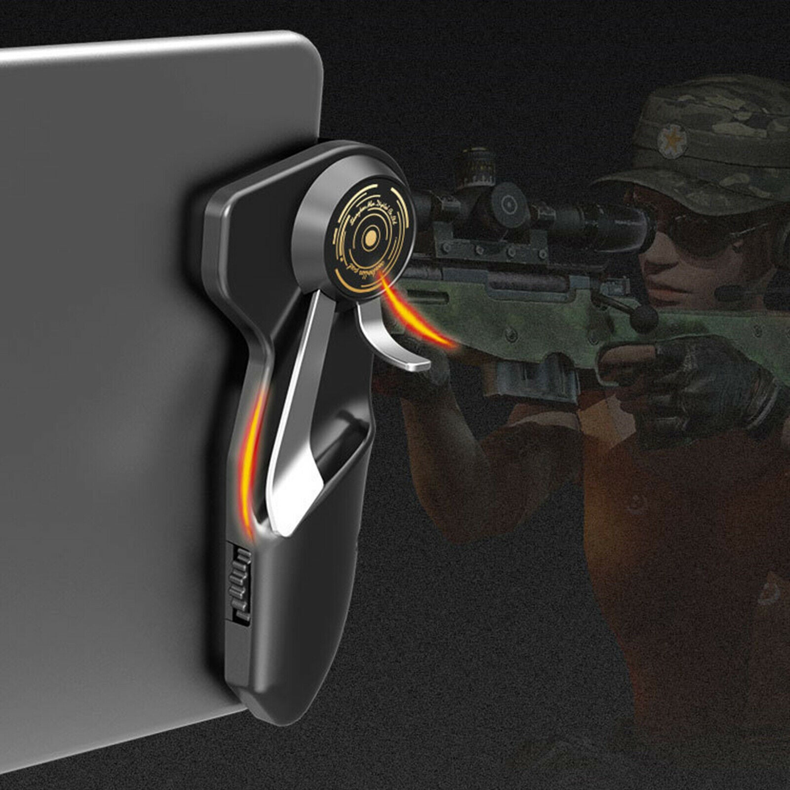 Six Finger Game Joystick Trigger Handle Kits For iPad Tablet Cellphone PUBG Game