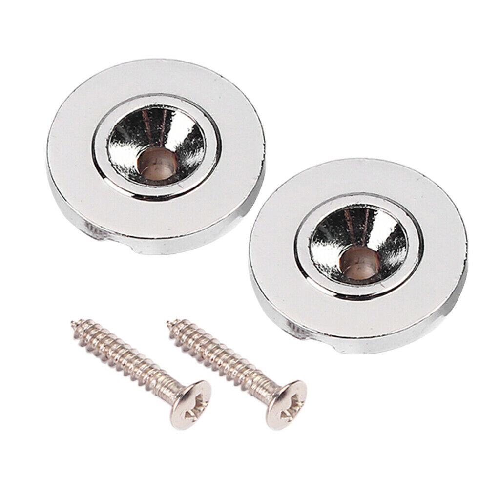 2x Steel Twine Shaft Guide Retainer with Screw Electric Bass Accessory