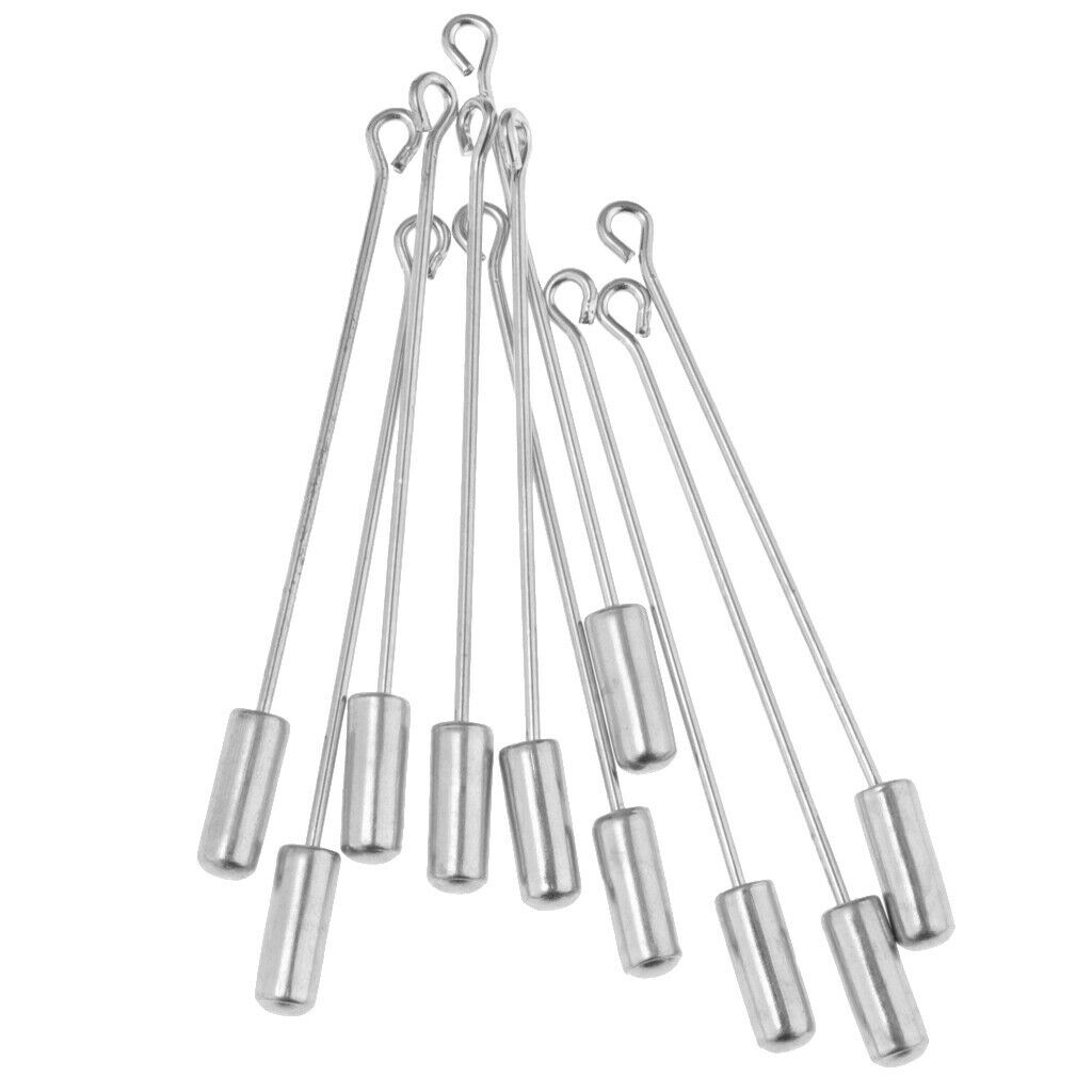 20pcs Collar Lapel Stick Brooch Pin Needle Suit Hat Scarf DIY Crafts Jewellery