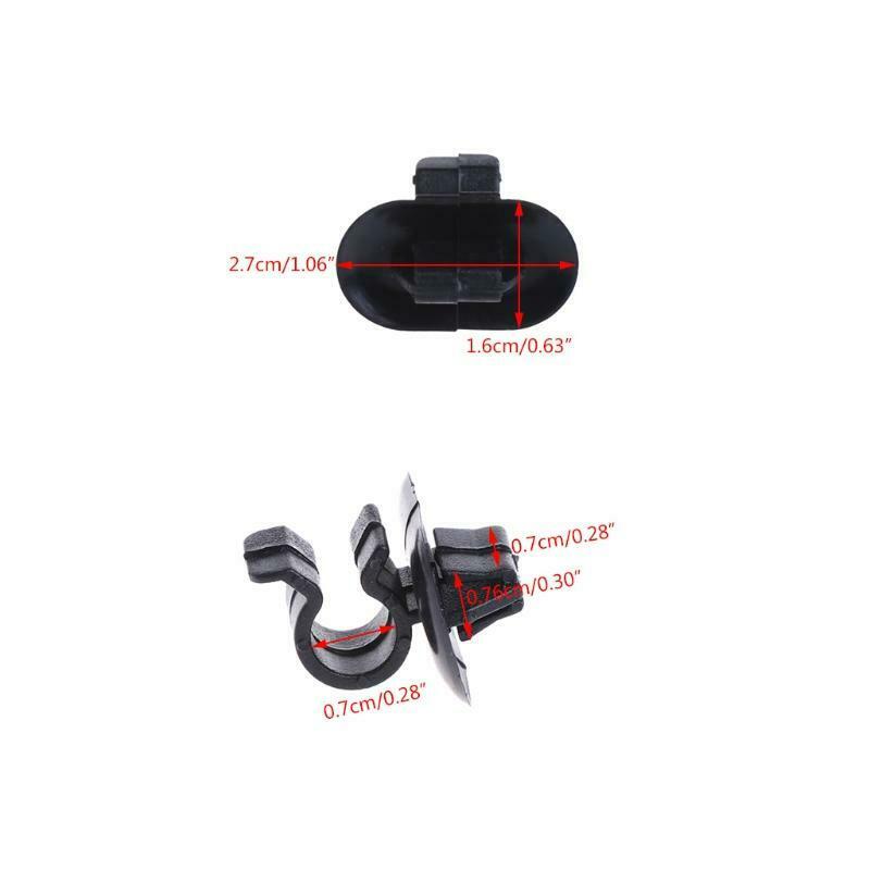 10x Bonnet Stay Clip Plastic Fastener Holder For Citroen Peugeot Vauxhall Vivaro