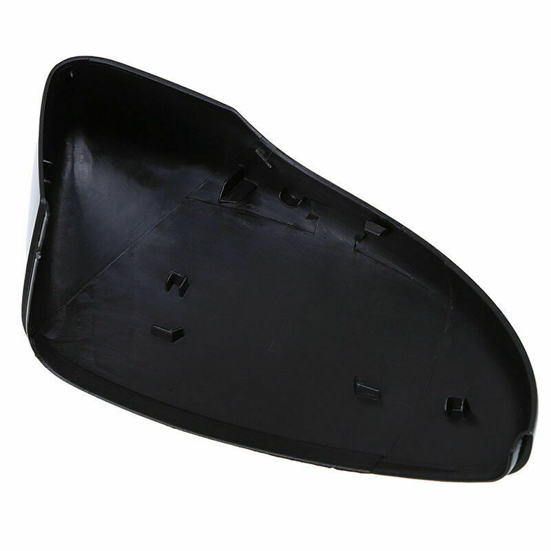 Left Wing Door Side Rearview Mirror Cover Cap Black Fit For VW Beetle 2012-2018
