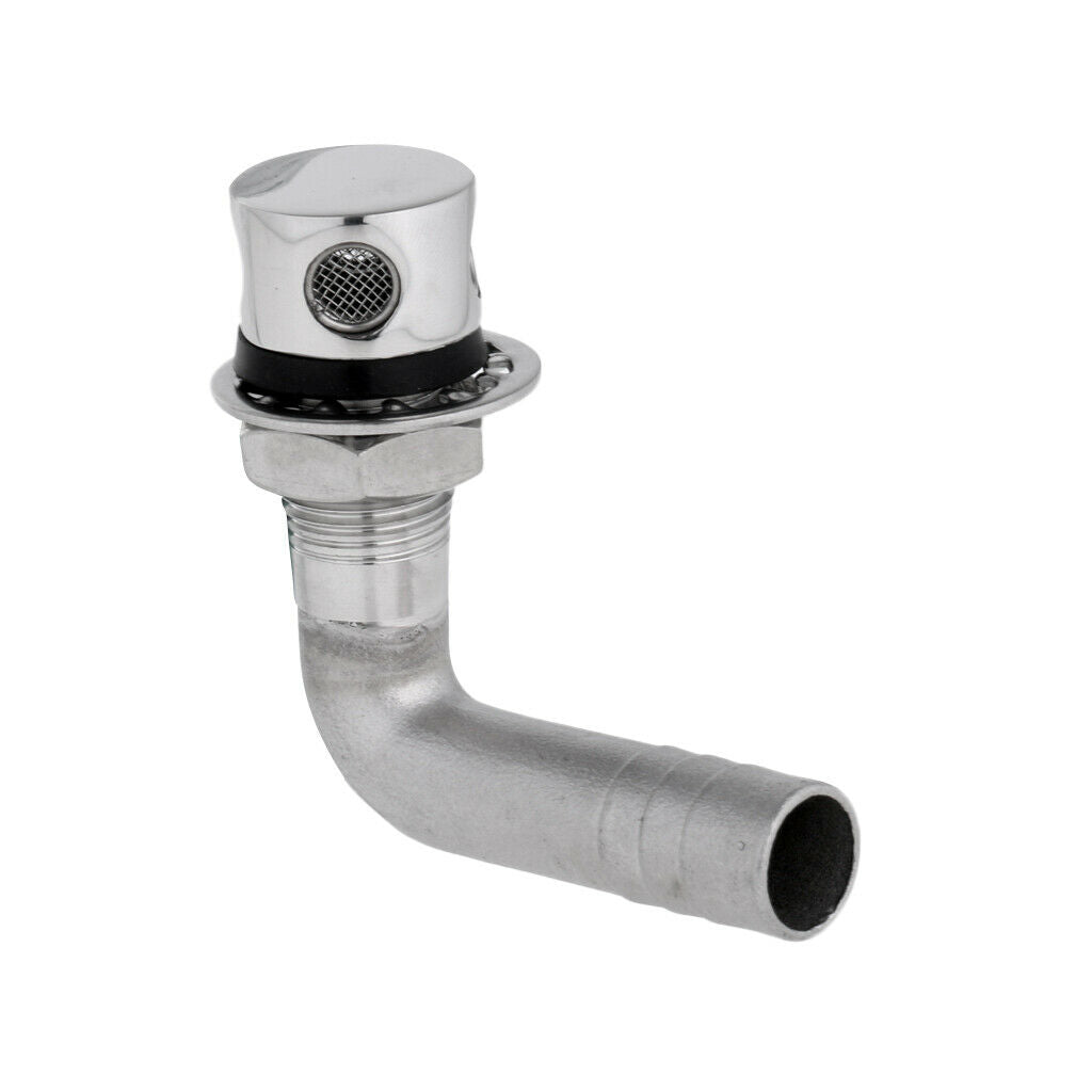 15mm Stainless Steel Gas Tank Vent Compatible with Gasket & Spark Arrestor