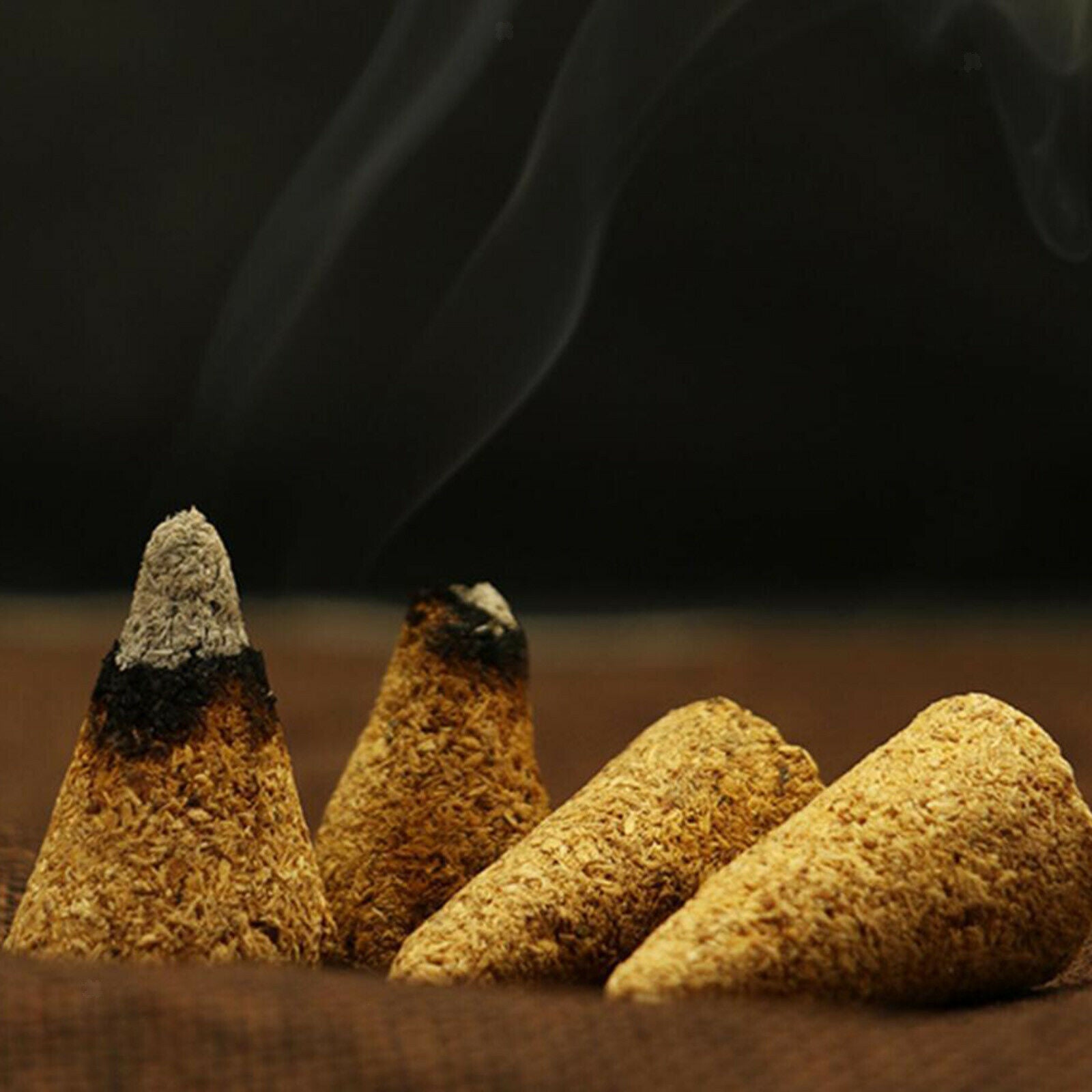6pcs Sandalwood Bullet Incense Cones Air Purify for Backflow Meditation Gift