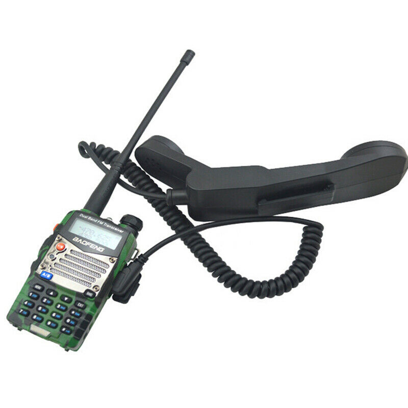 Military Handheld Speaker Mic H250 Shoulder Microphone PTT for BaoFeng UV-5R