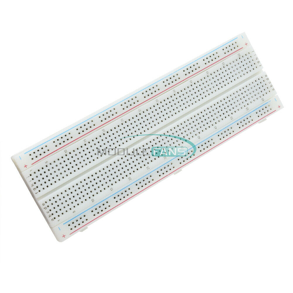 2PCS MB102 Solderless Breadboard 830 Points 2 Buses PCS Bread Board Test Circuit