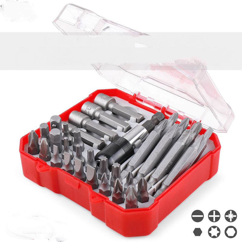 34-Piece Phillips Hex Screwdriver Screwdriver Bit Set Screwdriver
