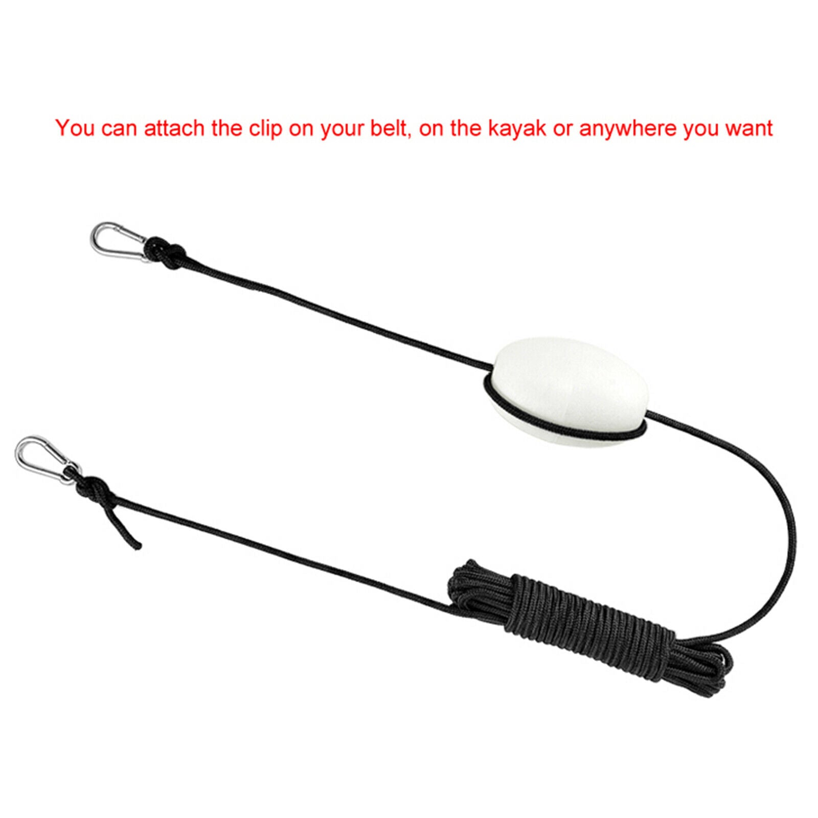 30ft Marine Kayak Drift Anchor Tow Line Nylon Throw Line for Fishing Boat
