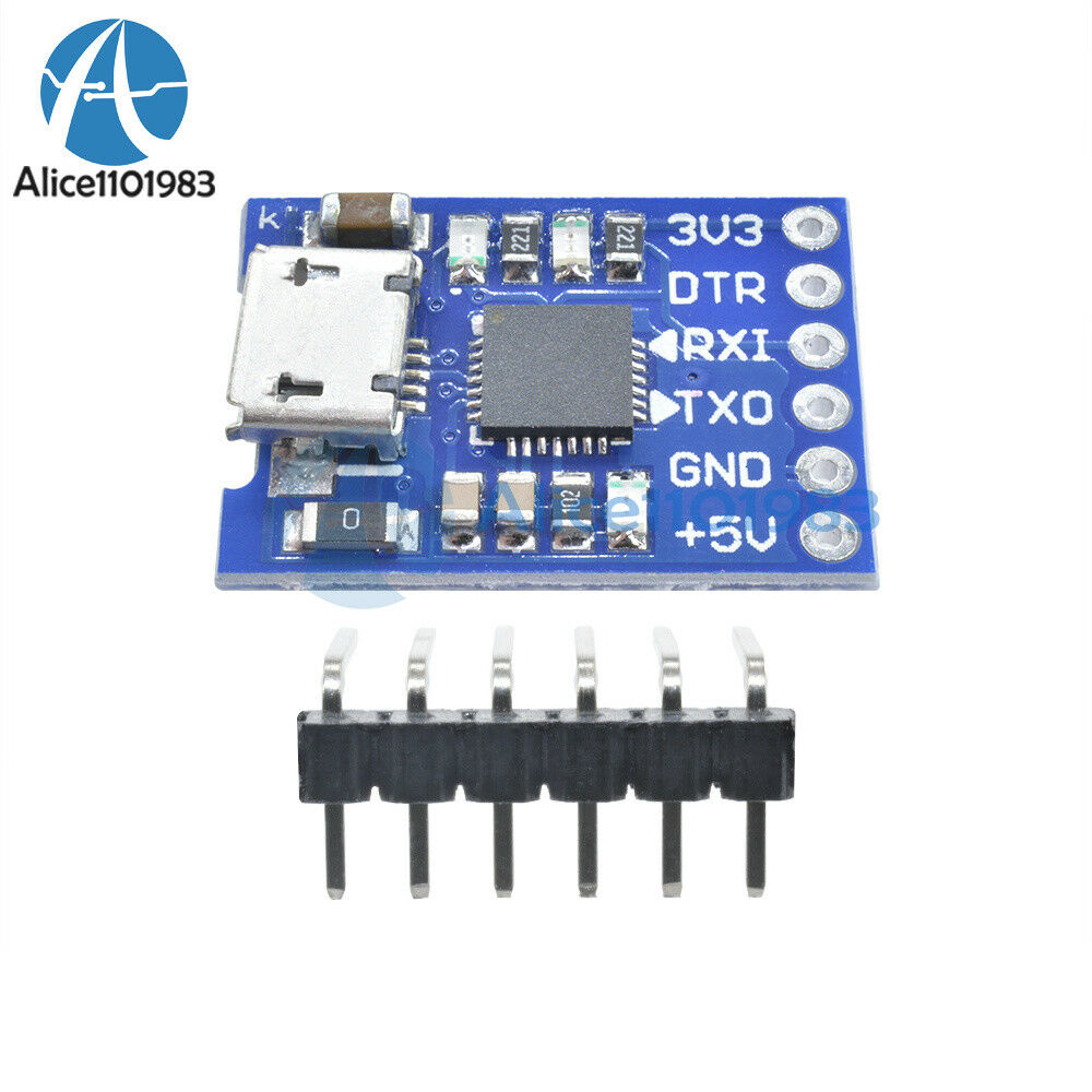2pcs CP2102 MICRO USB to UART TTL Module 6Pin Serial Converter STC Replace FT232
