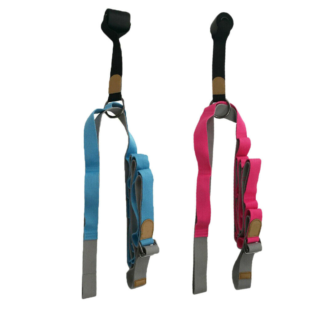 2x Leg Stretcher Yoga Dance Strap Legs Out Balance Belt Bands Home Trainer