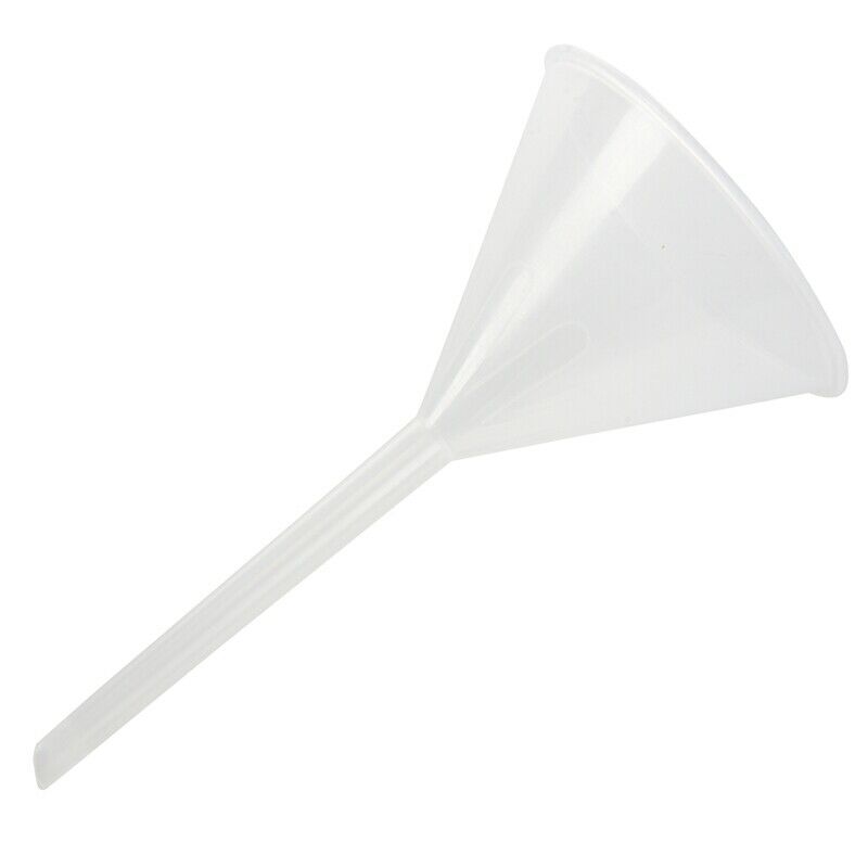 90 mm plastic Transparent funnel for kitchen / lab / garage / car fluids V9P3