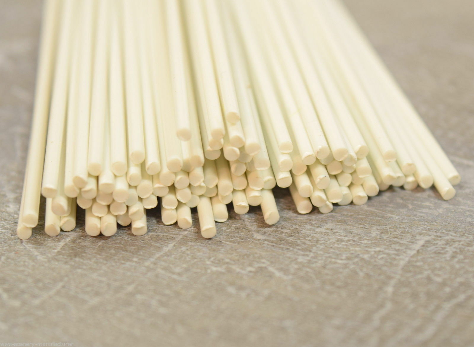 ABS 10PCS  Round 2mm Rod Plasticard Plastikard Plastic Styrene