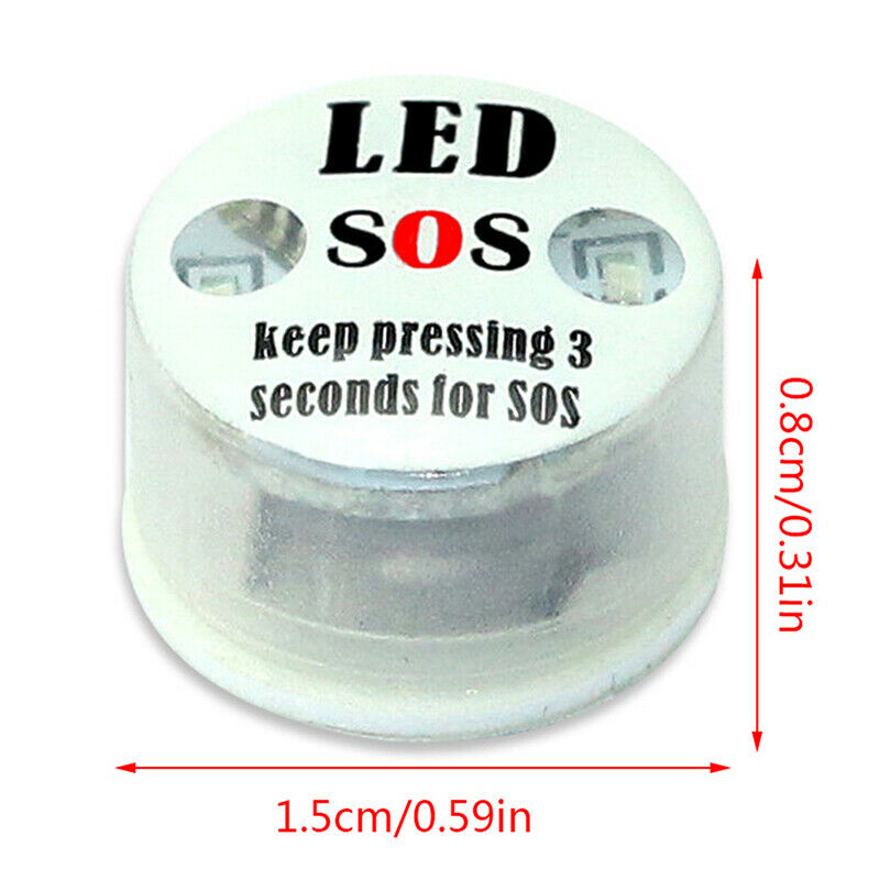 2pcs SOS Signal Light Distress First Aid Portable for Survive Outdoor SportsUS