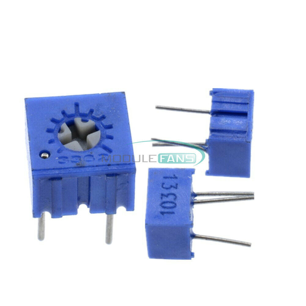 10PCS High Precision 3362P-103 10K ohm Variable Resistor Potentiometer 3362P