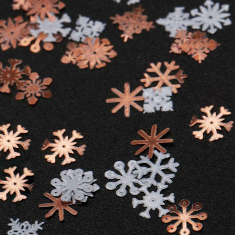 Professional Snowflakes Nail Art Sequin Powder Glitter for DIY Craft Decorations