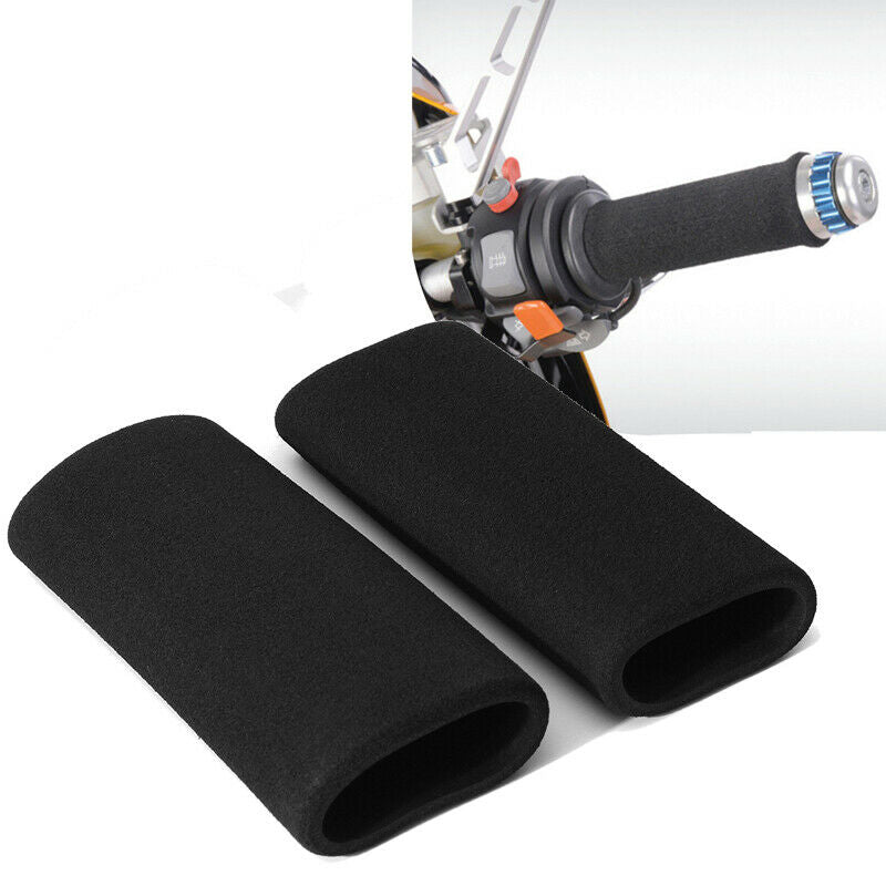 Handlebar Grips Sponge Foam Levers Cover Universal Anti Slip Motorcycle ATV Bike