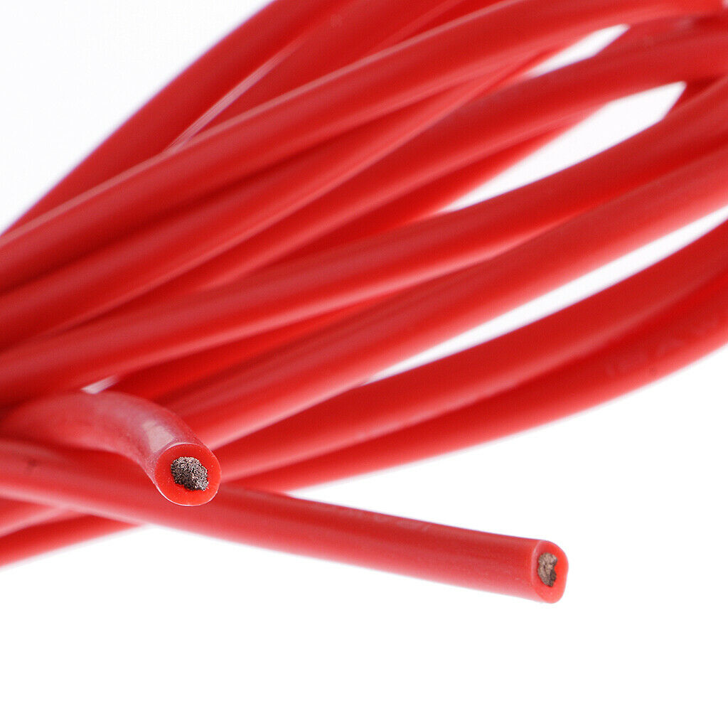 Super Flexible High Temperature Resistant Silicone Wire Black and Red 12AWG