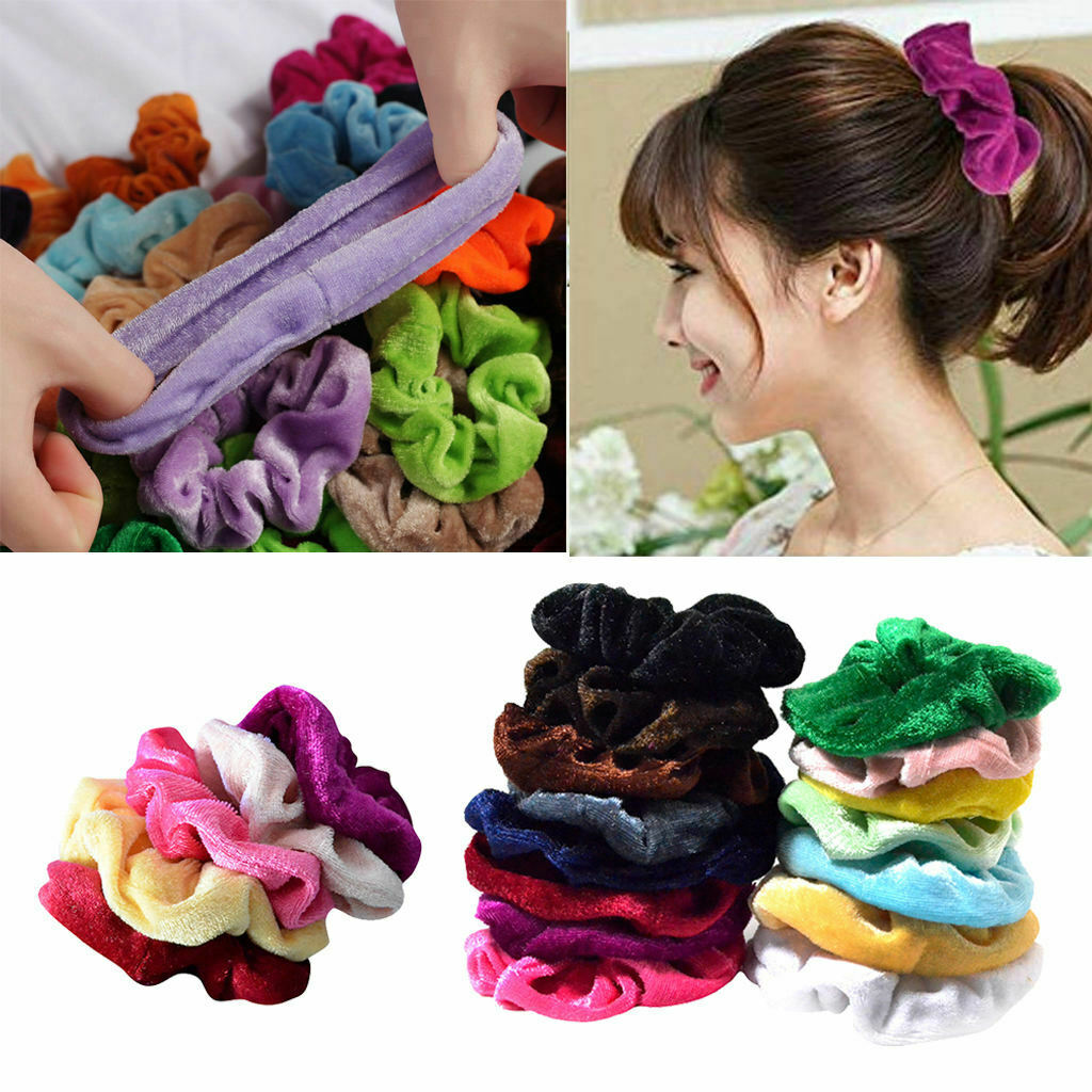 5xColorful Hair Band Girl Gifts Party Wedding Hair Tie Women Hair Jewelry