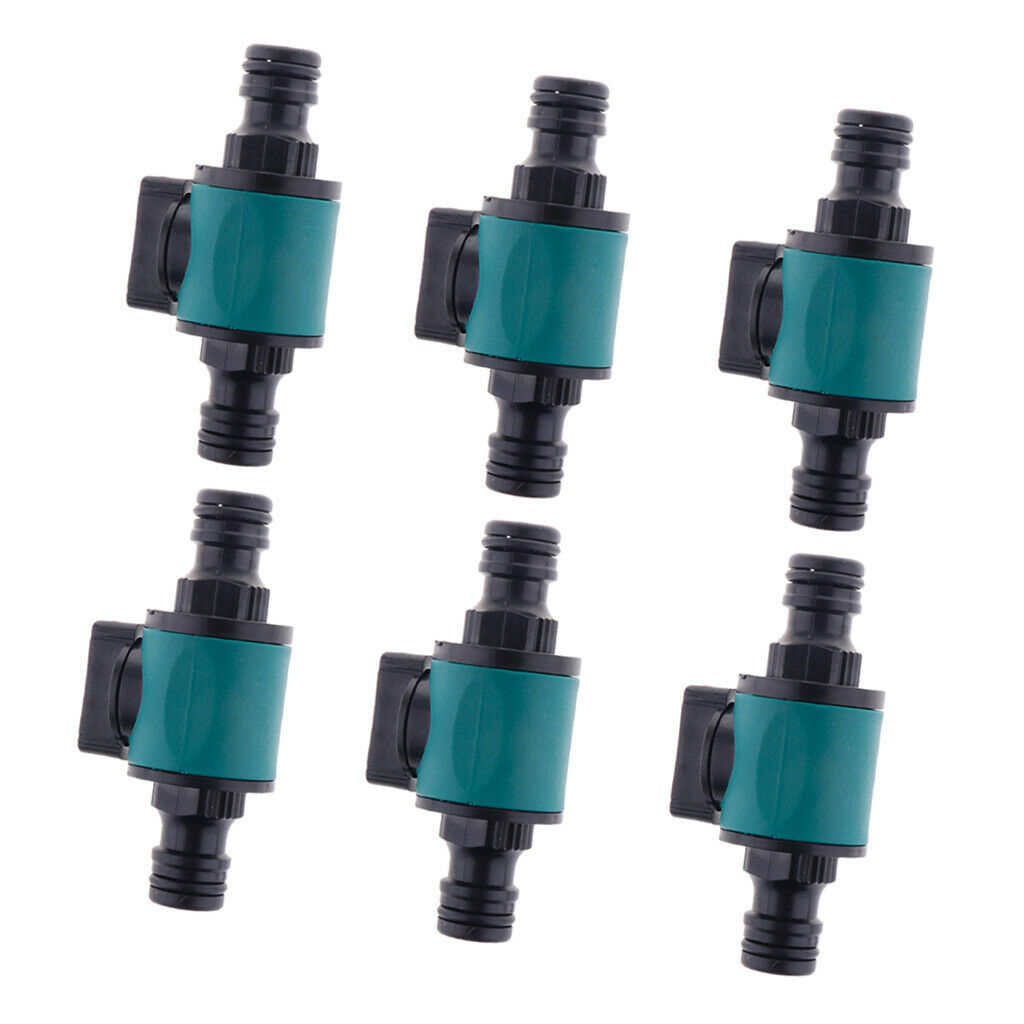6 Pack Garden Hose Connector Tap Splitters Water Valves Bolted Hose Spigot