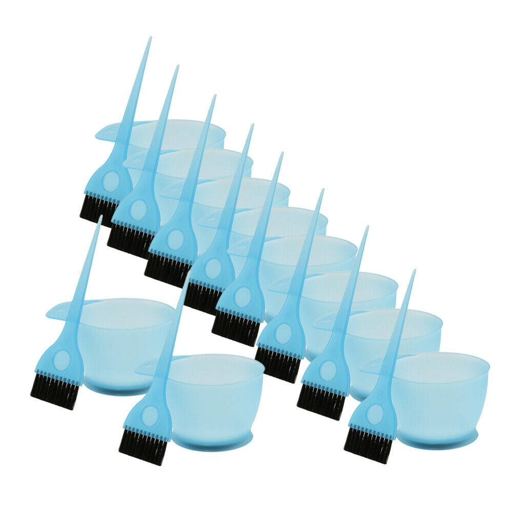 10pcs Professional Salon Hair Colouring Tinting Brush and Bowl Dye Set