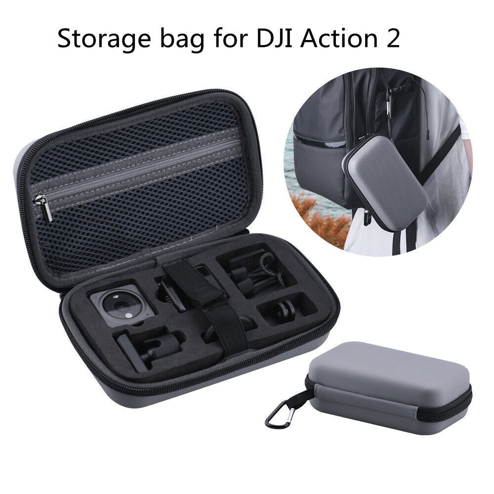 For DJI Action 2 Dual-Screen Combo/Power Combo Hard Shell Box Mini Carrying Case
