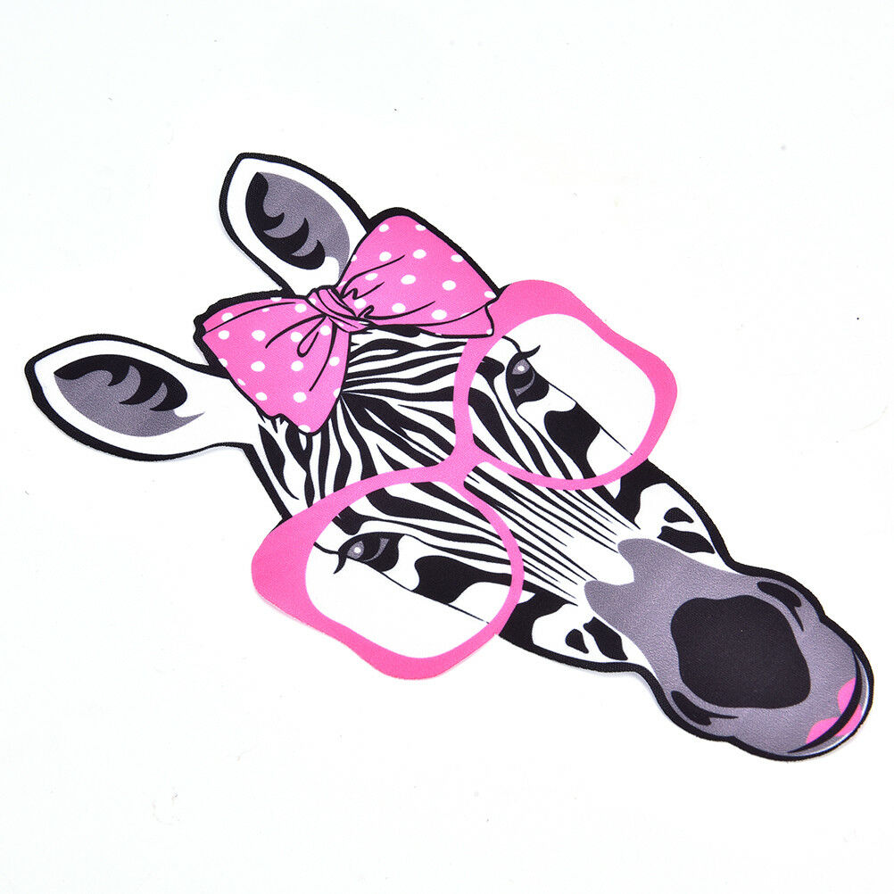 23cmTshirt patch Diy Zebra head pattern iron on for clothing transfer prin.l8
