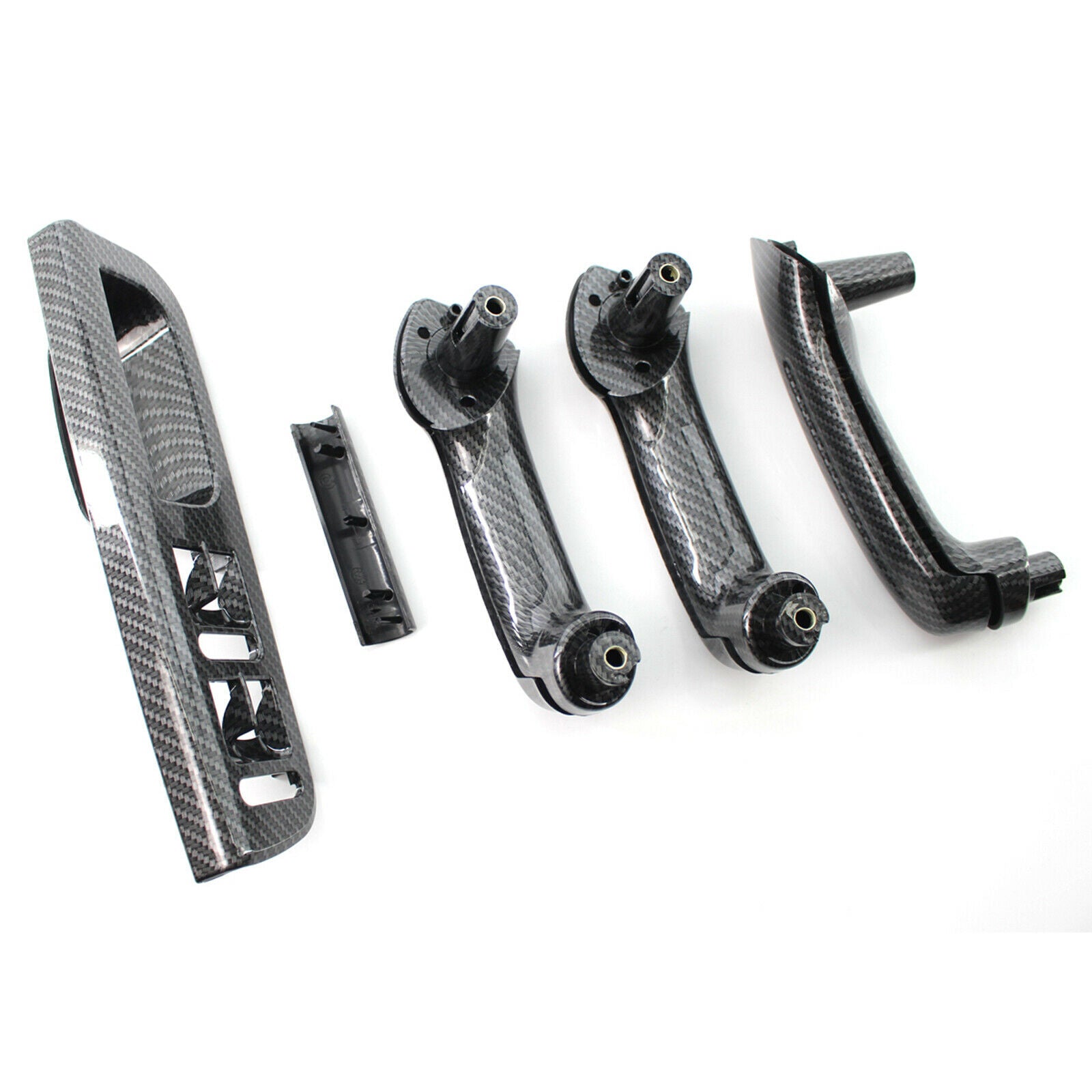 Door Grab Cover Window Switch Bezel For VW   Golf MK4 99-04 Carbon Fiber