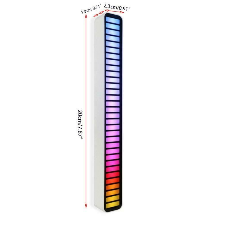 LED Strip Lights Car 32 Bit Music Atmosphere Lamp Ambient Colorful Lantern Tube