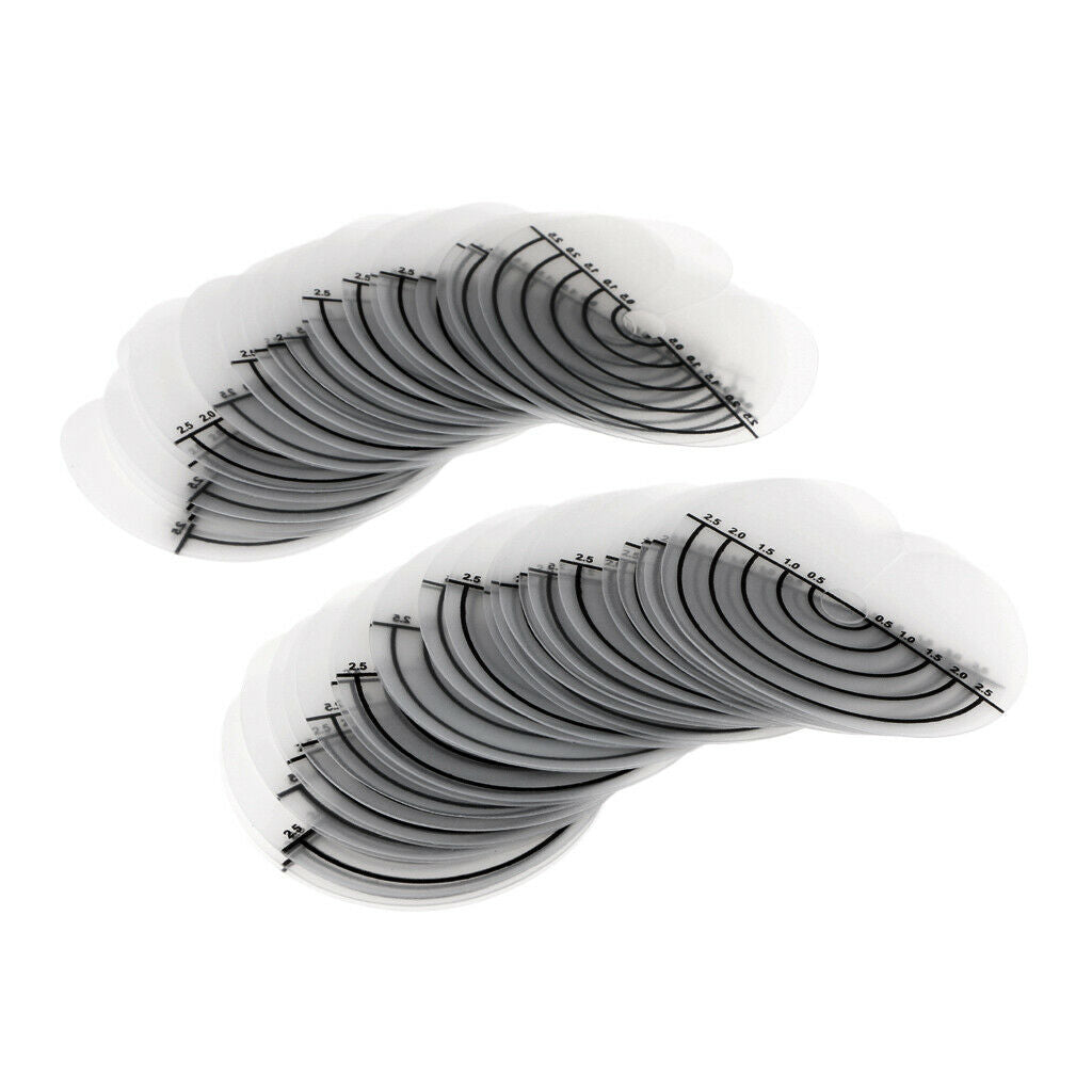 50 Pack Heat Shield Guards Scalp Hair Protector Separator for Hair Bonding