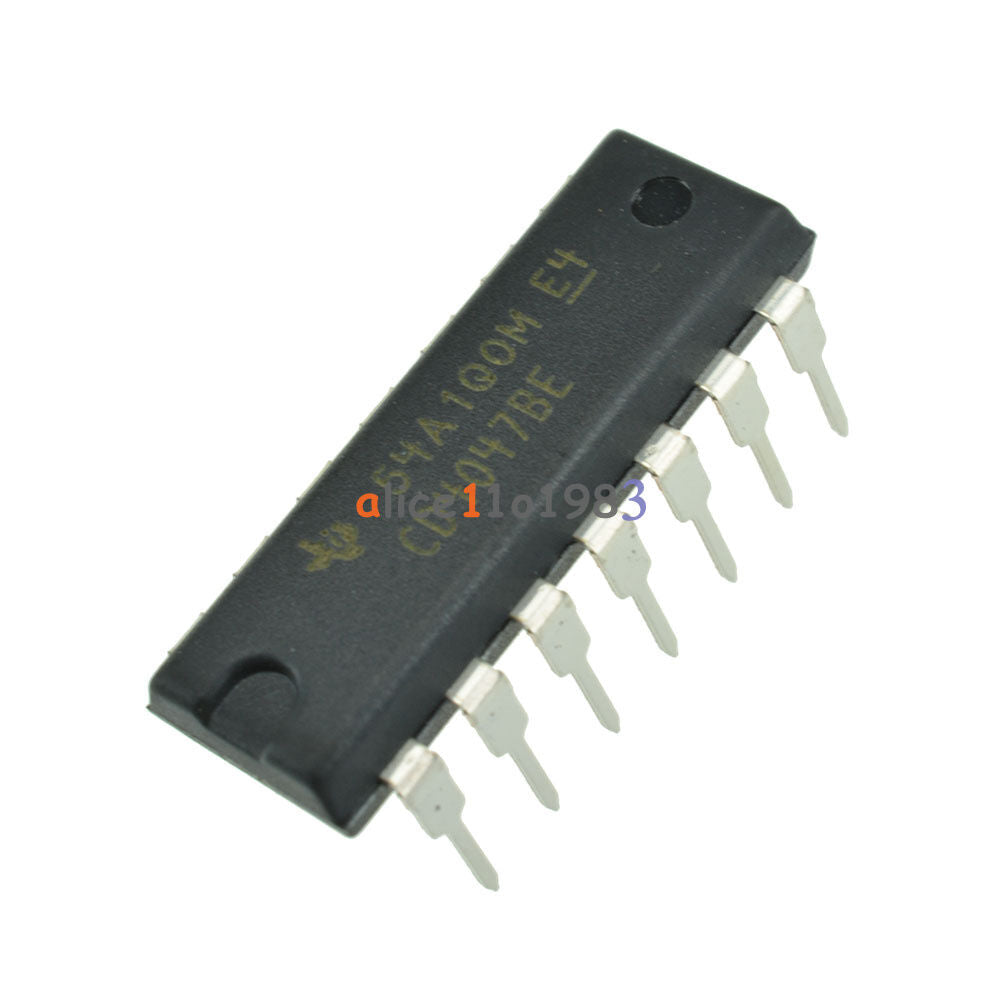 5PCS CD4047BE CD4047 CMOS Monostable Multivibrators DIP14 DIP-14 TI IC