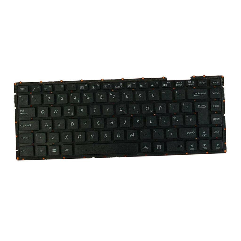For ASUS   X451E Laptop Standard UK English Layout Keyboard Black Frame