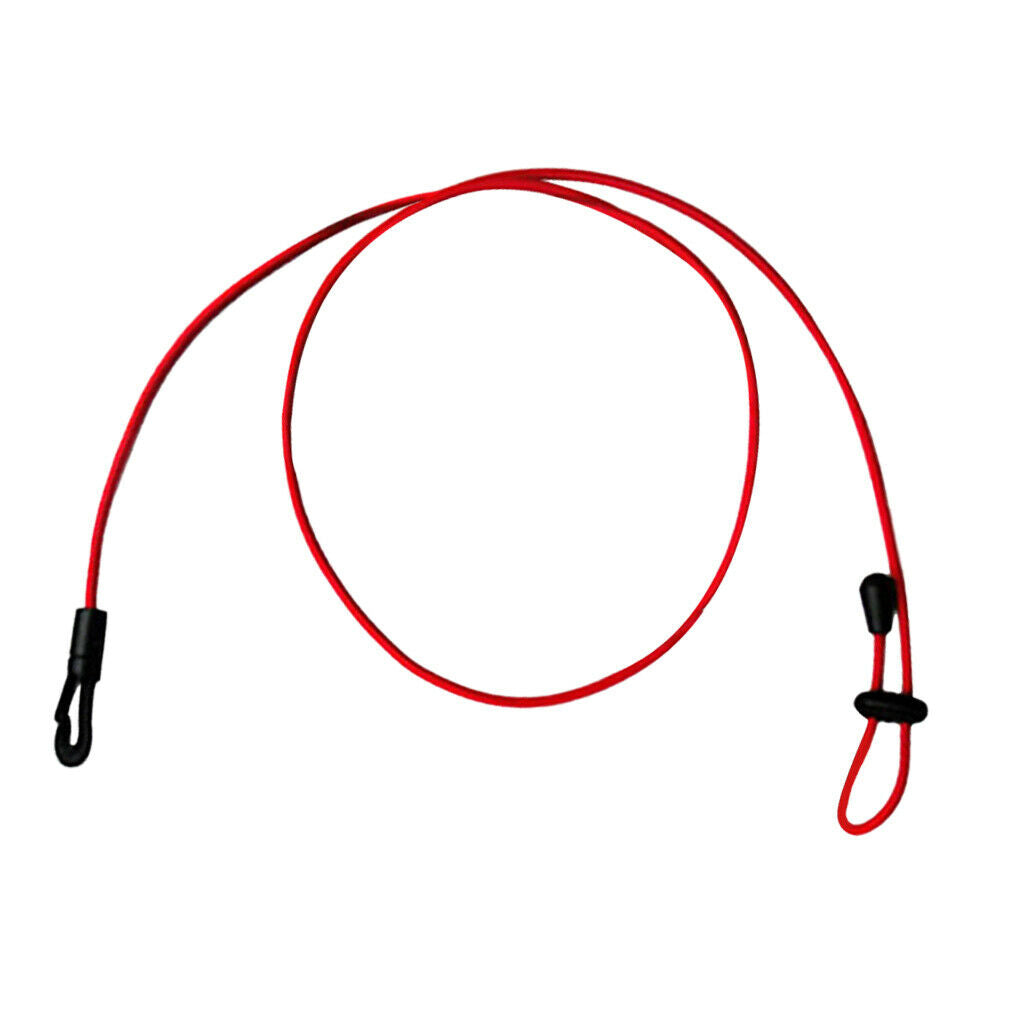 2 Pieces 120cm Kayak Canoe Paddle Leash Safety Fishing Rod Pole