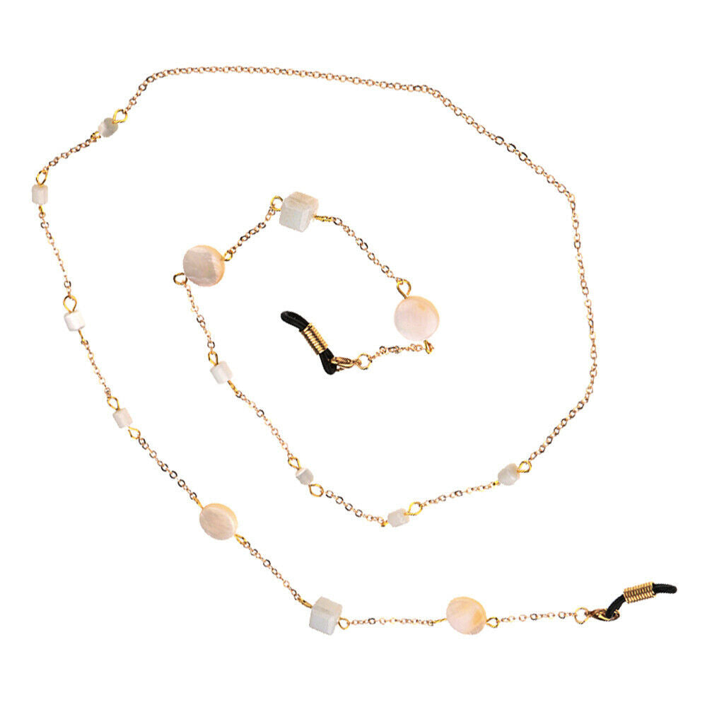 2x Exquisite Sunglasses Necklace Cord Delicate Sunglasses Spectacles Chain