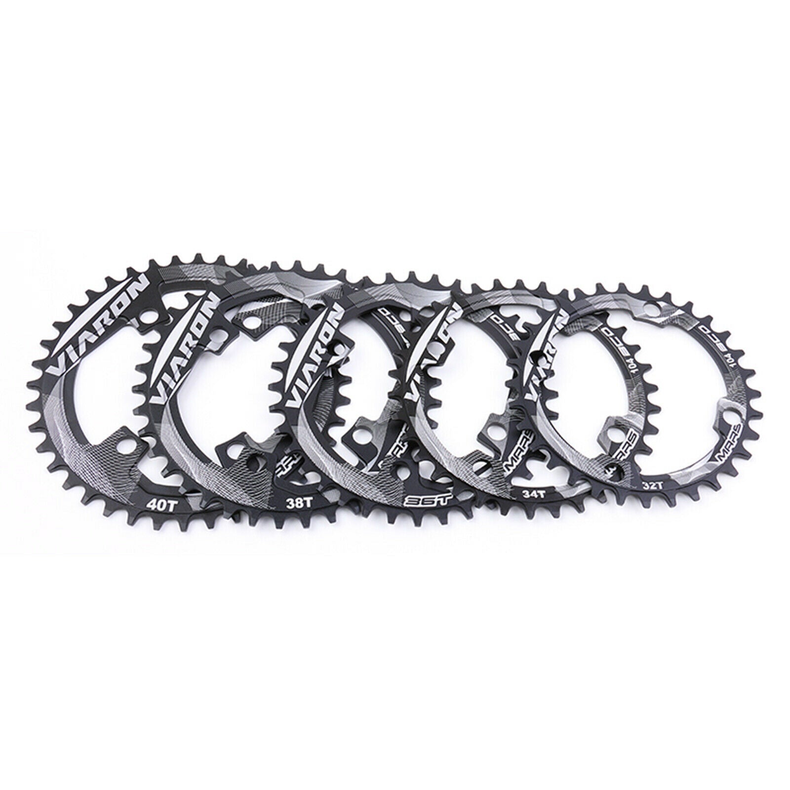 Bike Chainring Bicycle BCD104 Chain Ring Chain Wheel Chainwheel Black 38T