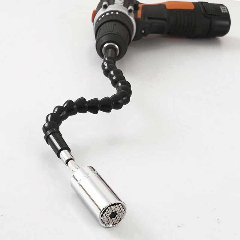 14Pcs Universal Socket Wrench Self-Adjusting Socket Fits Standard (7-19mm) witU2