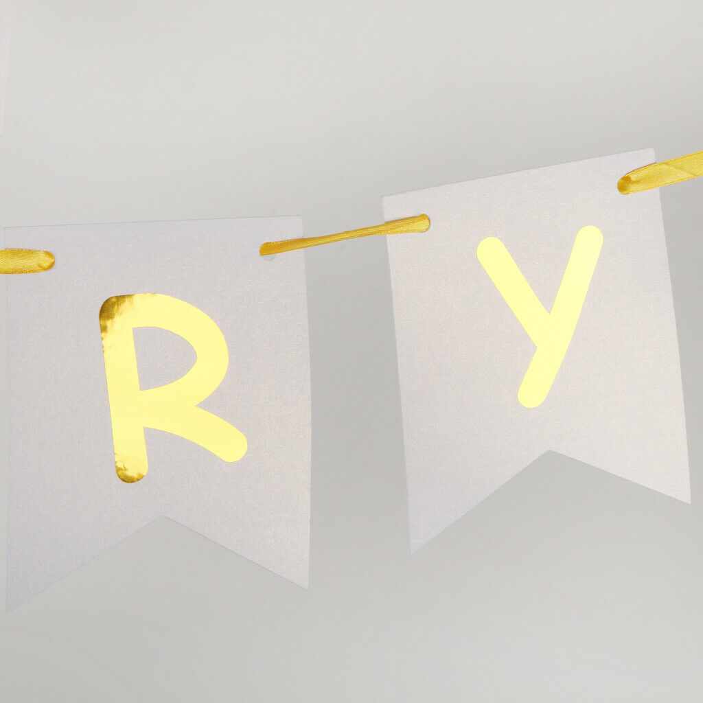 Happy Anniversary Paper Banner Garland Sign Hanging Decor Photo Prop 3 m