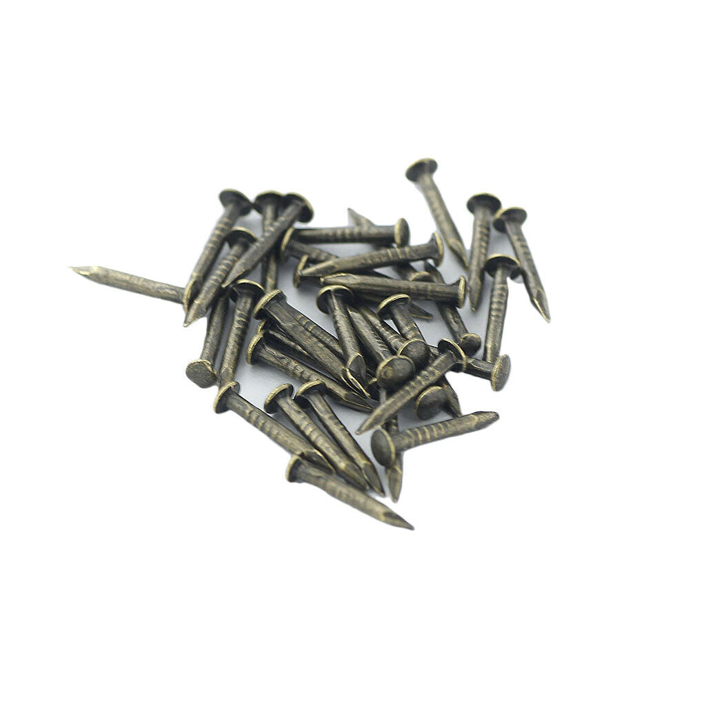 40Pcs Retro Metal Jewelry Gift Boxes Corner Decors Feet Leg Protectors Guard