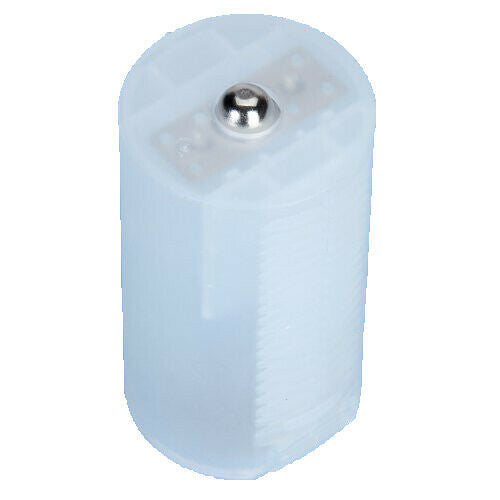 4pcs 2x AA To D Size Cell Battery Adaptor White Holder Case Converter Switcher
