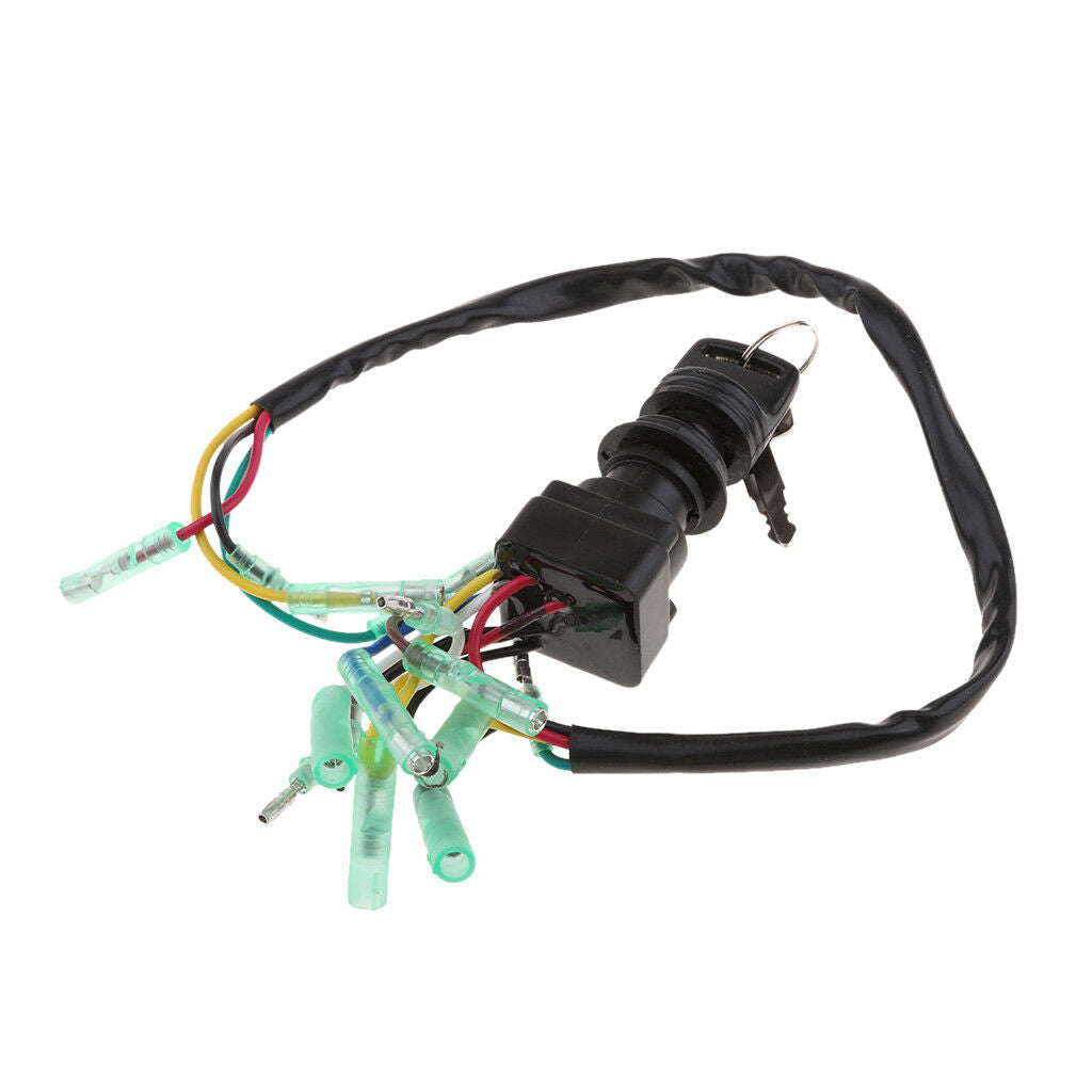 Ignition Key Switch Replacement for Yamaha Outboard 2 & 4 Stroke Motor
