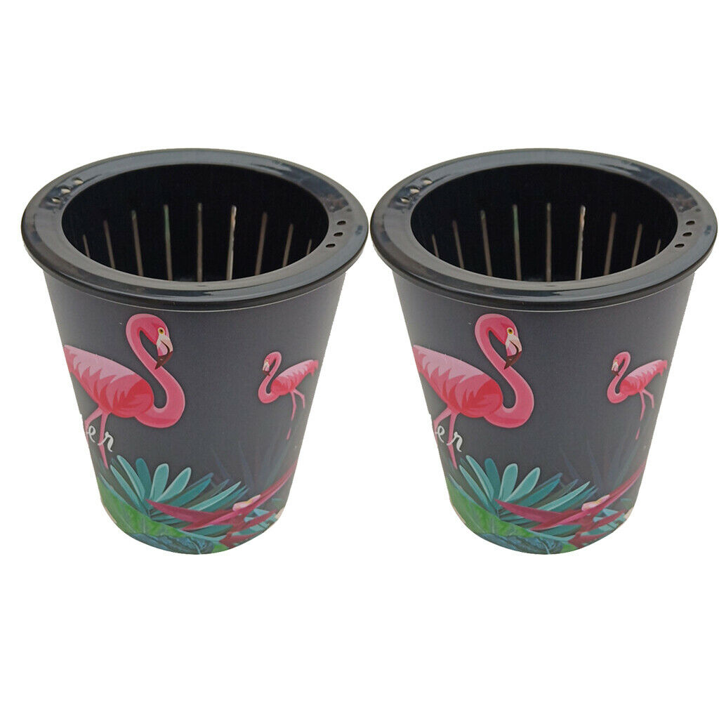 2pcs Self Watering Flower Planter Pots Flower Pot Plastic Flower Pot