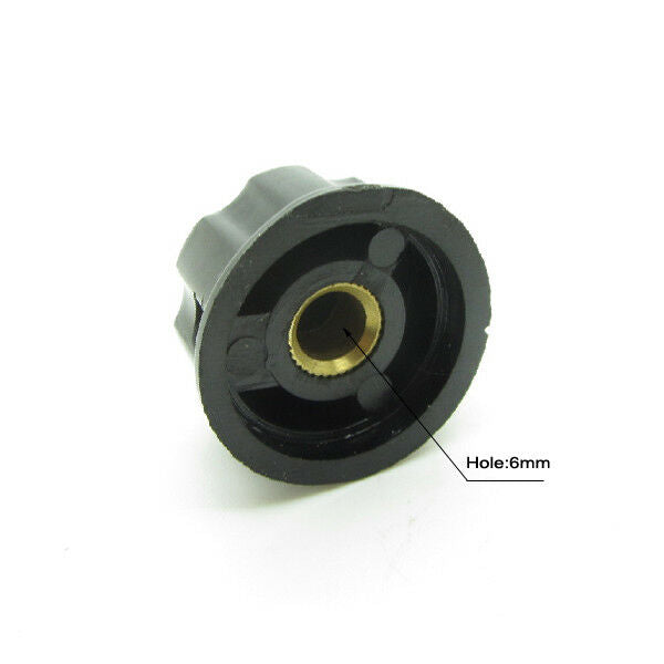 10 x Rotary Potentiometer Pot Knob Cap for 6mm Shaft + Counting Dial 0-100 Scale