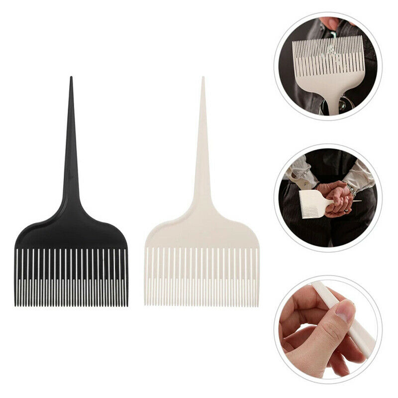 2pcs Hair Highlighting Comb Pointed Tail Comb Hair dye comb Hairdressing .l8