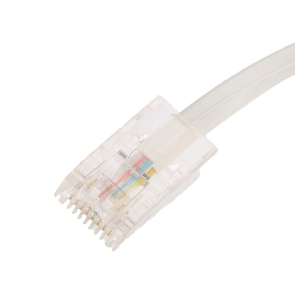 To RJ11 Telephone Line Cord Landline Extension Cable for Home Office